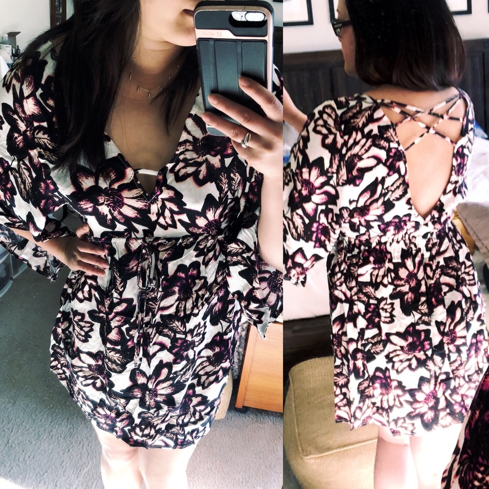 Abercrombie & Fitch Kimono Sleeve Dress Small